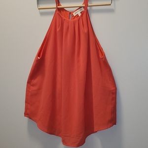 Coral summer top Size M
